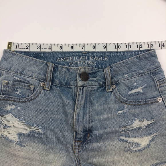 American Eagle Distressed Jean Shorts - Picture 3 of 6